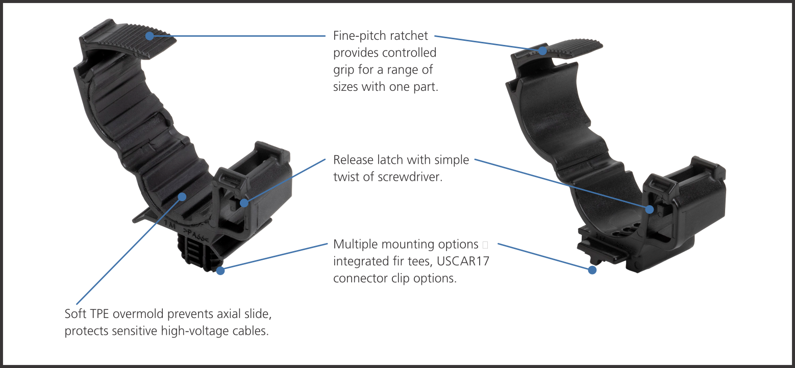 HellermannTyton Ratchet O-Clamps